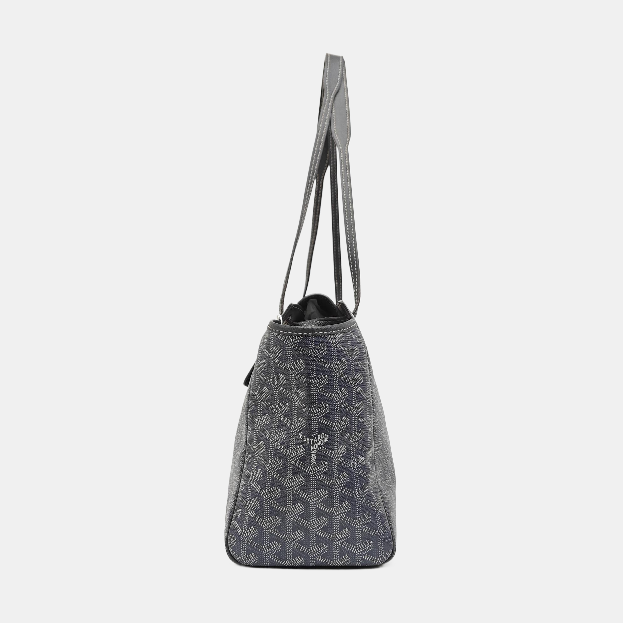 Rouette PM Coated Canvas Gray