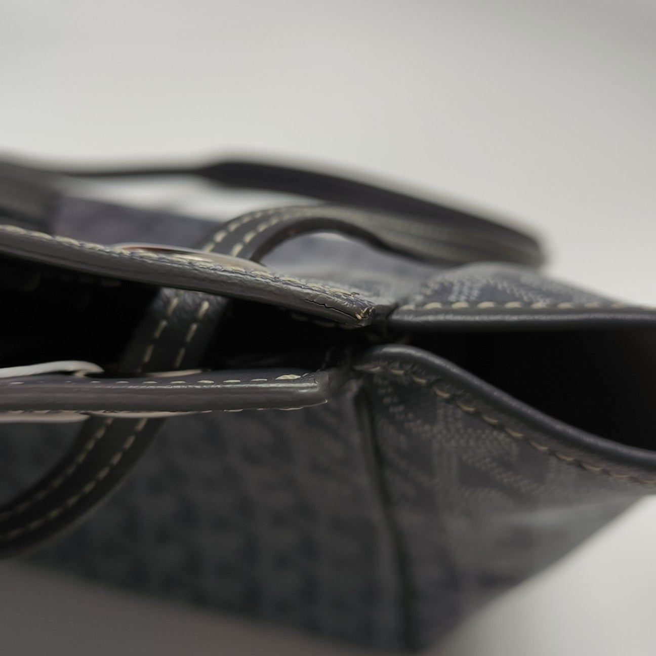 Rouette PM Coated Canvas Gray