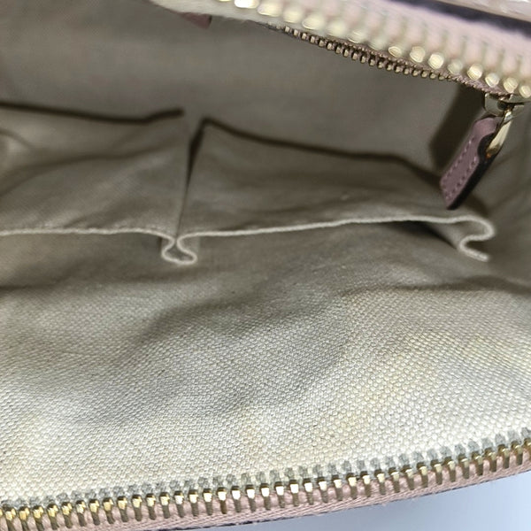 Authenticated pre-owned  Microguccissima Monogram Patent Leather Pink - Shoulder Bag at Looply