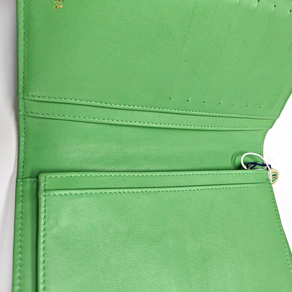 Authenticated pre-owned  Boy Chanel Quilted Lambskin Green Wallet - Wallet at Looply