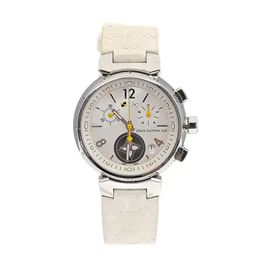 TAMBOUR 34mm White Quartz Watch