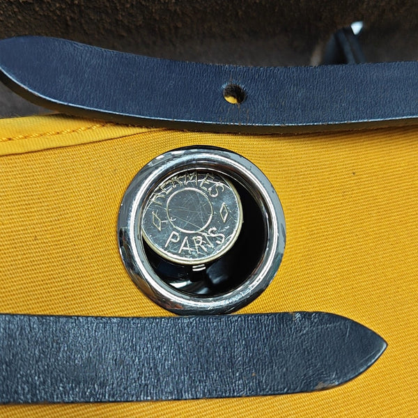 Authenticated pre-owned  Herbag 31 Canvas Yellow - Shoulder Bag at Looply