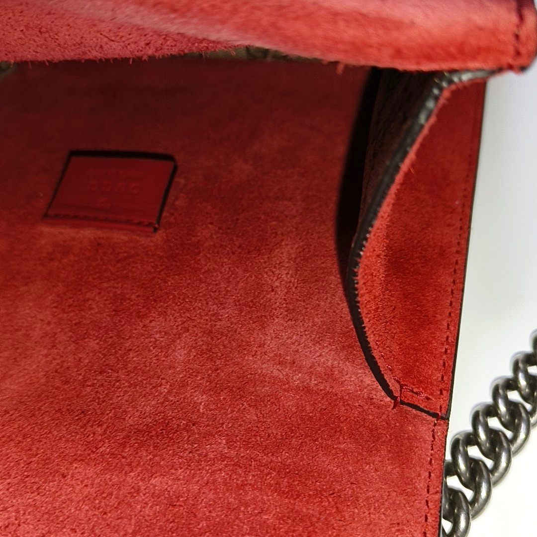 Authenticated pre-owned  Dionysus Super Mini Monogram Coated Canvas Beige - Crossbody Bag at Looply