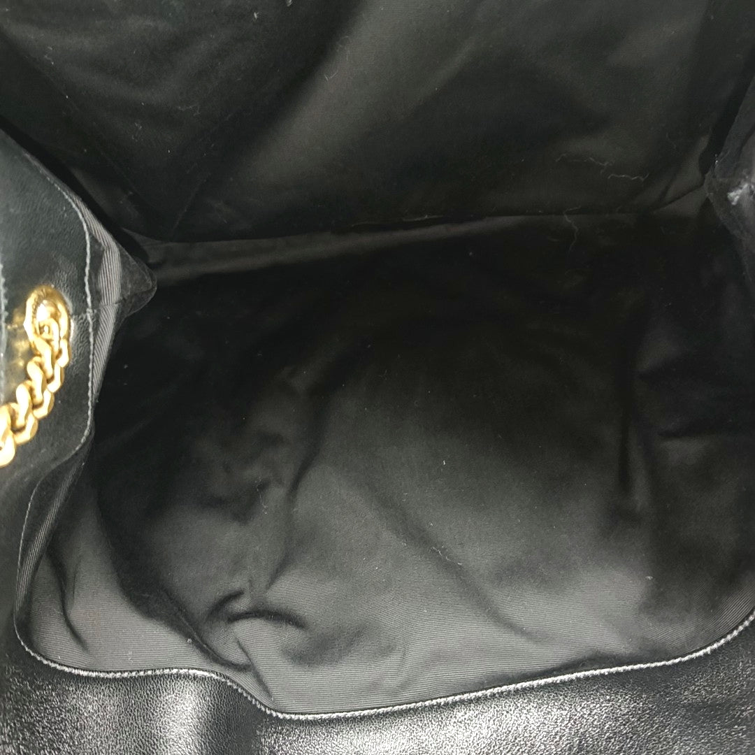 ICARE Extra Large Quilted Lambskin Black