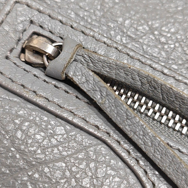 Authenticated pre-owned  Classic Metallic Edge City Lambskin Gray - Clutch at Looply