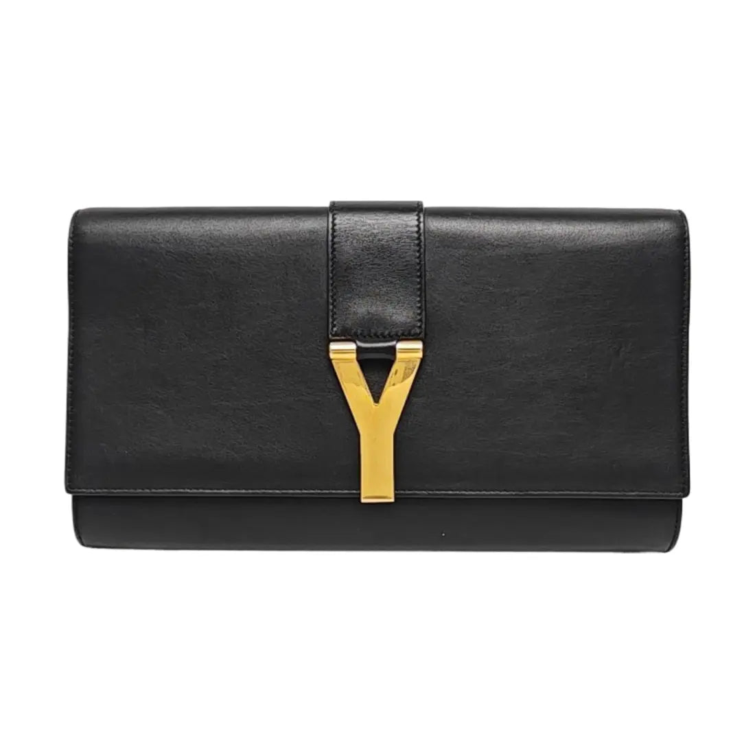 Authenticated pre-owned  Chyc Y Ligne Calfskin Black - Clutch at Looply