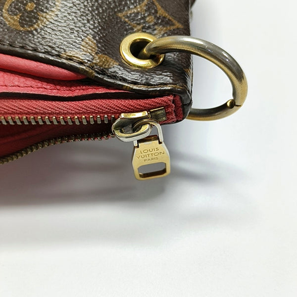 Authenticated pre-owned  Pallas BB Monogram Coated Canvas Brown - Shoulder Bag at Looply
