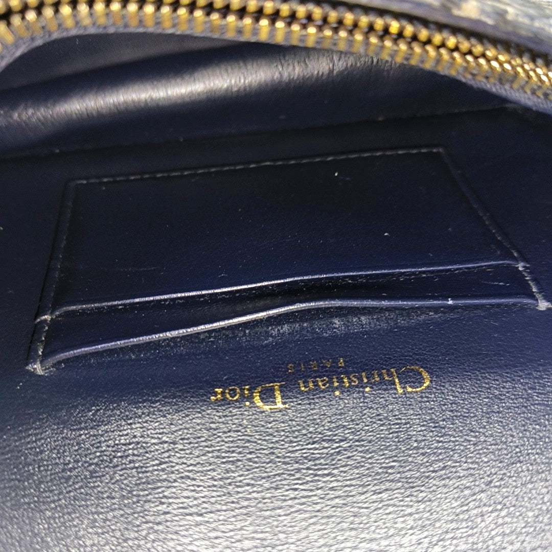 Authenticated pre-owned  Saddle Oblique Canvas Blue - Belt Bag at Looply