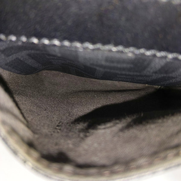 Coated Canvas Belt Bag Black