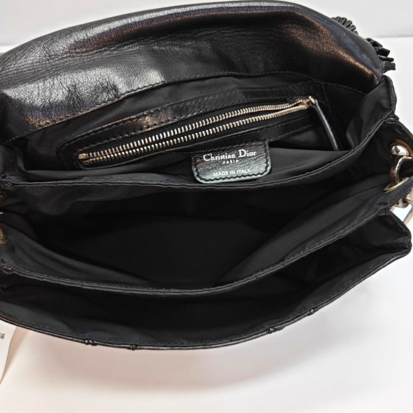 New Lock Calfskin Black