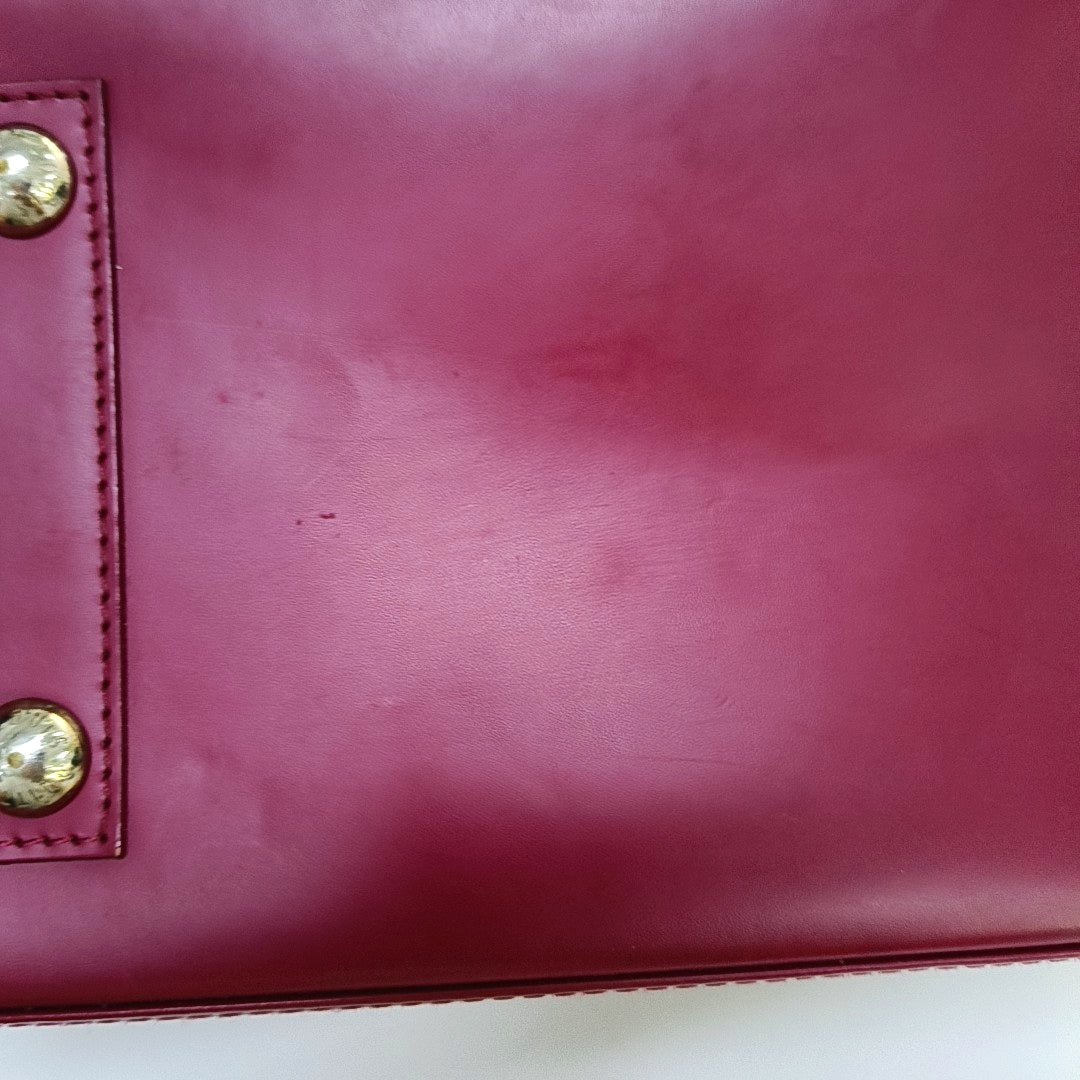 Authenticated pre-owned  Alma PM Epi Burgundy - Top Handle Bag at Looply