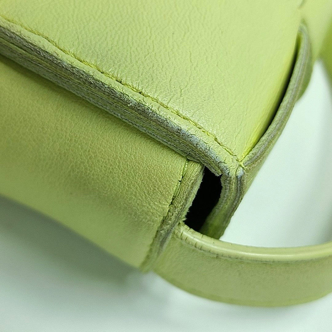 Authenticated pre-owned  Cassette Small Lambskin Yellow - Crossbody Bag at Looply