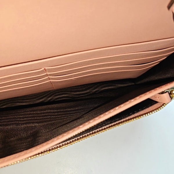 Authenticated pre-owned  Microguccissima Monogram Calfskin Pink - Shoulder Bag at Looply