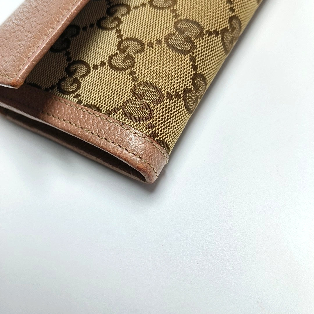 Authenticated pre-owned  Bree Monogram Canvas Beige Wallet - Wallet at Looply