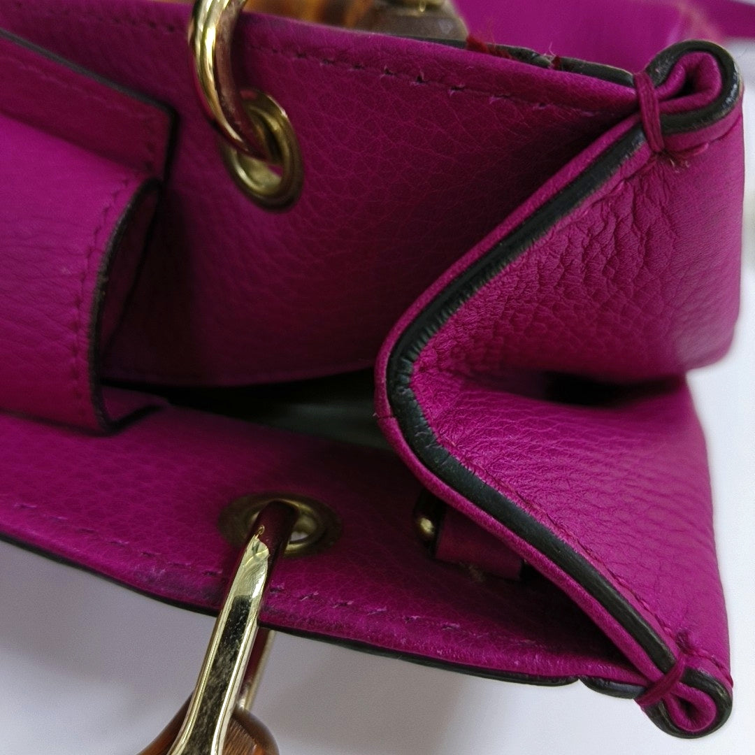 Authenticated pre-owned  Bamboo 1947 Calfskin Pink - Shoulder Bag at Looply