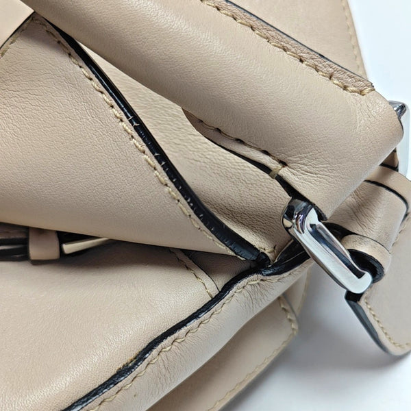 Authenticated pre-owned  Puzzle Small Calfskin Beige - Shoulder Bag at Looply