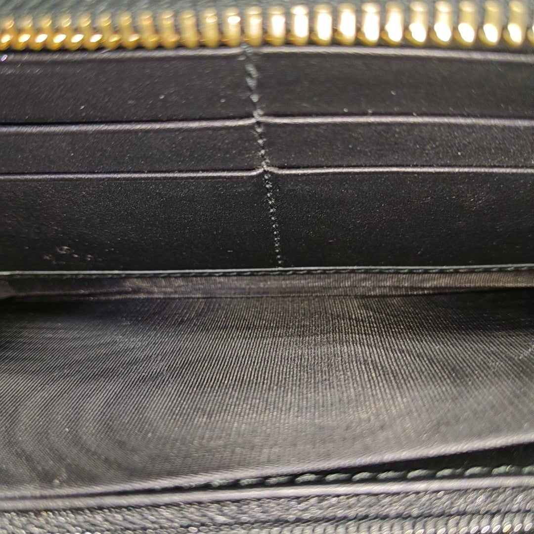 Authenticated pre-owned  Sylvie Calfskin Black Wallet - Wallet at Looply
