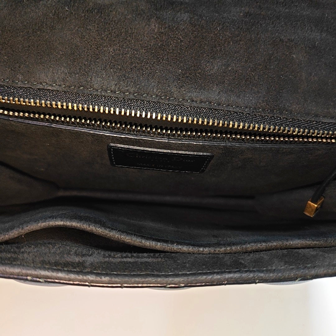 Dioraddict Cannage Calfskin Black