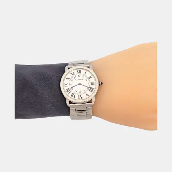 RONDE DE CARTIER 36mm White Quartz Watch
