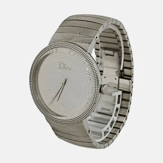 PREMIERE Reloj de cuarzo de acero inoxidable negro de 20 mm