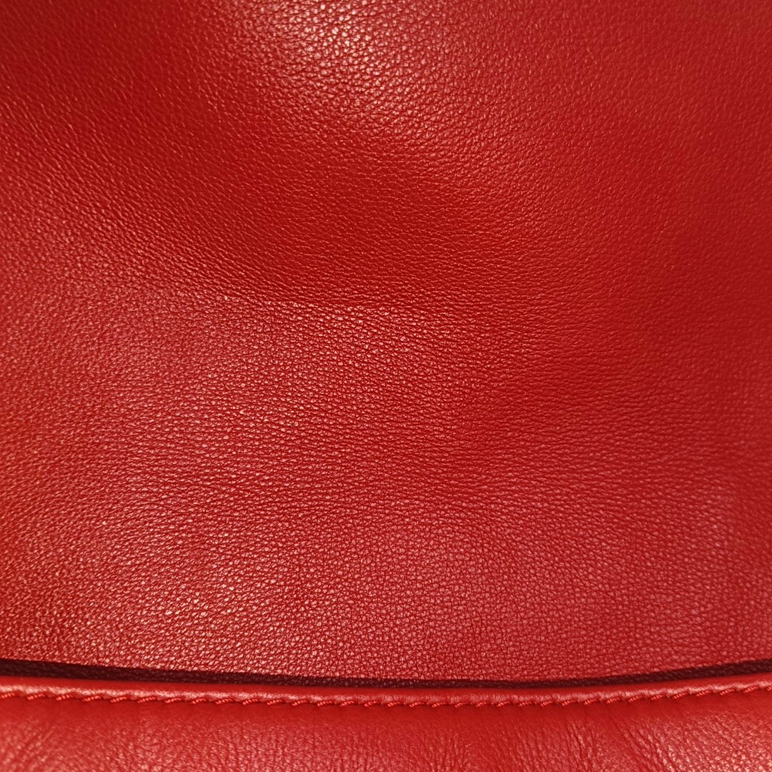 Authenticated pre-owned  Boy Chanel Large Quilted Calfskin Red - Crossbody Bag at Looply