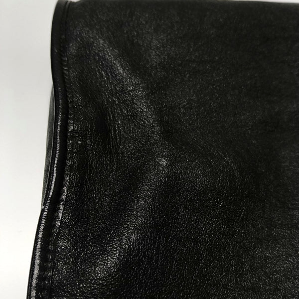 Authenticated pre-owned  Rajah Large Calfskin Black - Shoulder Bag at Looply