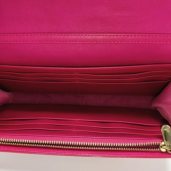 Lady Dior Small Cannage Patent Leather Red