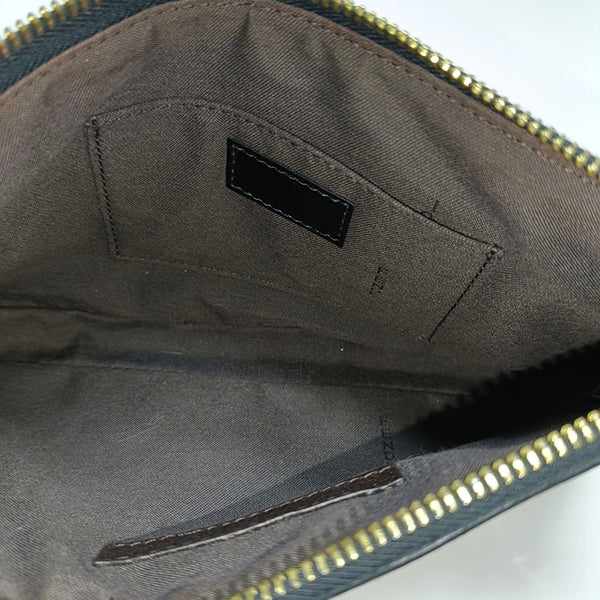 Patent Leather Top Handle Bag Black