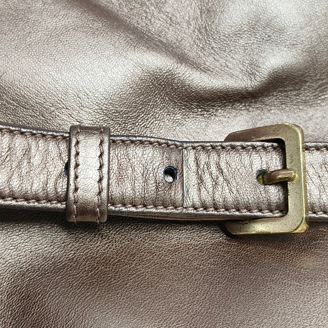 Authenticated pre-owned  Flamenco Xl Calfskin Rose Gold - Shoulder Bag at Looply