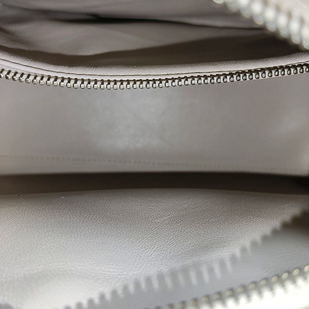 Authenticated pre-owned  Lady Dior Calfskin Gray - Shoulder Bag at Looply
