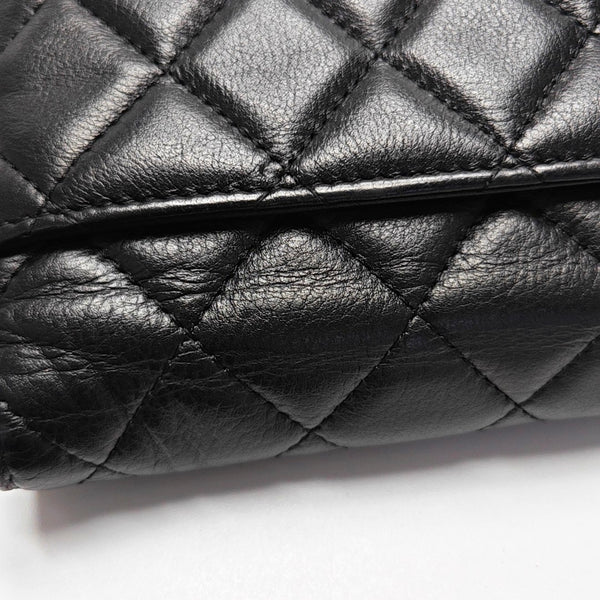 Authenticated pre-owned  Classic Flap Small Quilted Calfskin Black - Shoulder Bag at Looply