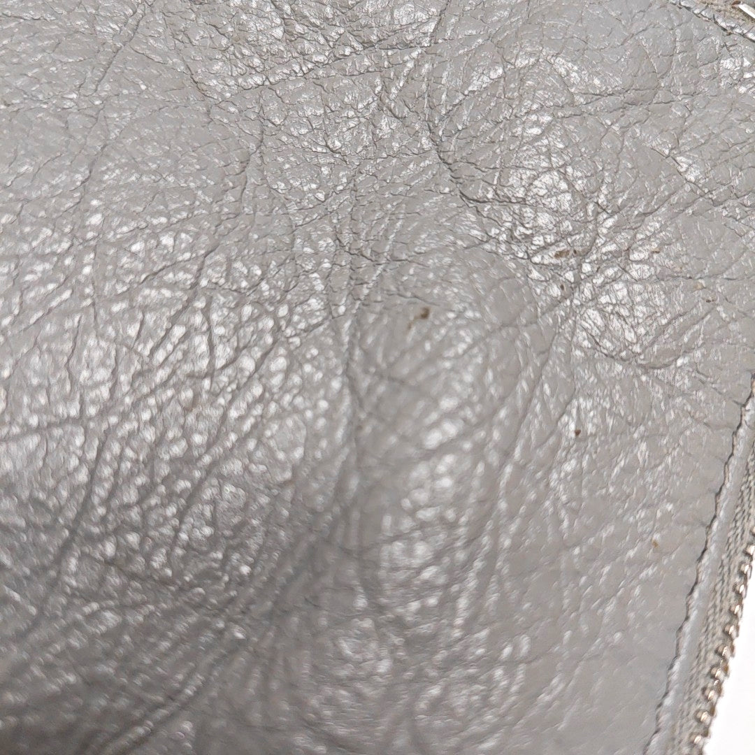 Authenticated pre-owned  Classic Metallic Edge City Lambskin Gray - Clutch at Looply
