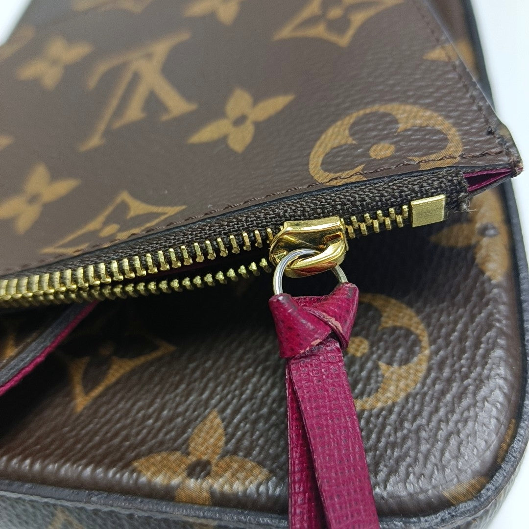 Authenticated pre-owned  Félicie Monogram Coated Canvas Brown - Crossbody Bag at Looply