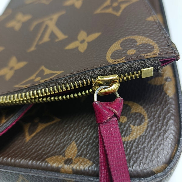 Authenticated pre-owned  Félicie Monogram Coated Canvas Brown - Crossbody Bag at Looply