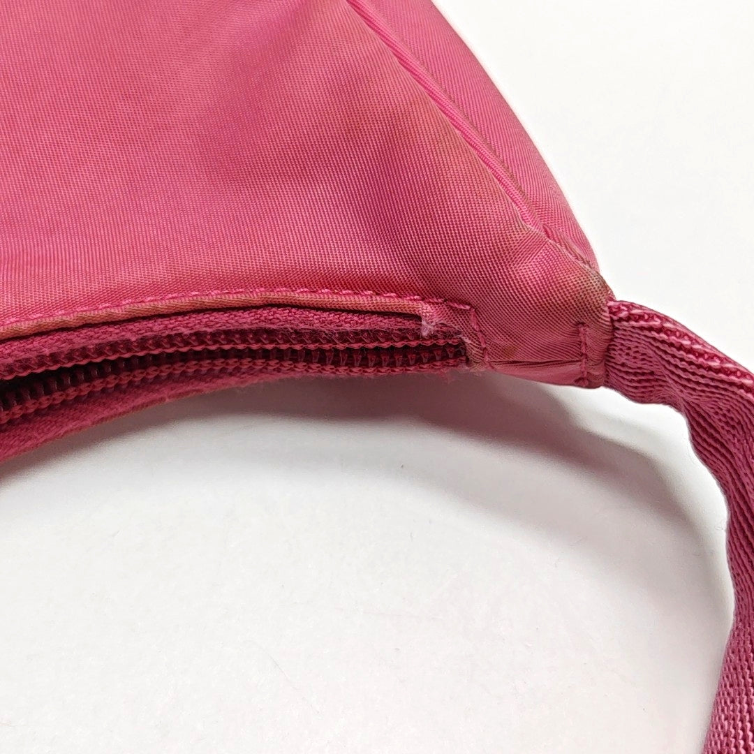 Authenticated pre-owned  Re-edition2000 Mini Nylon Pink - Top Handle Bag at Looply