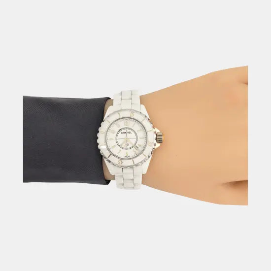 J12 33.6mm White Ceramic Quartz Watch