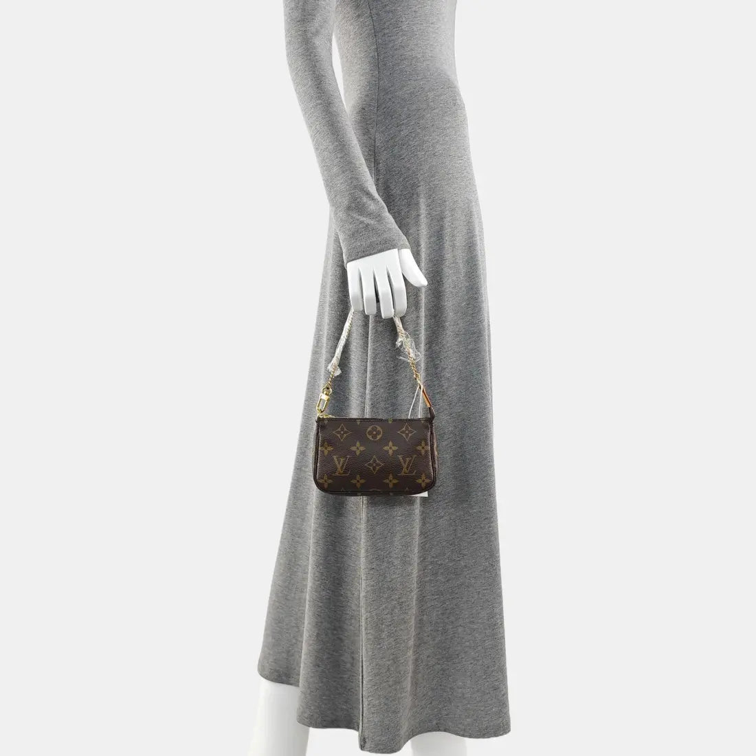 ACCESSOIRES Mini Monogram Coated Canvas Brown