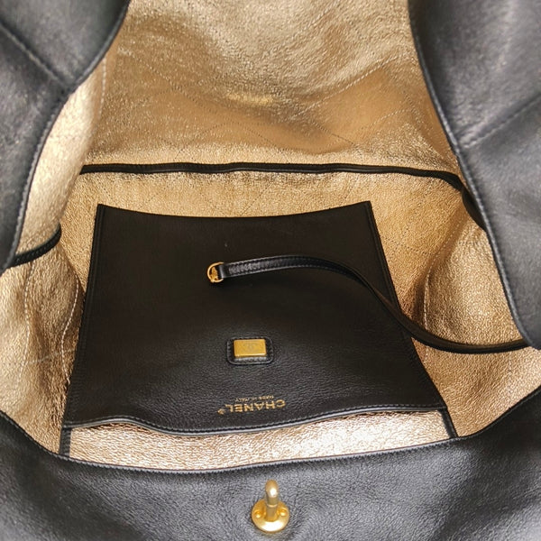 Quilted Calfskin Black