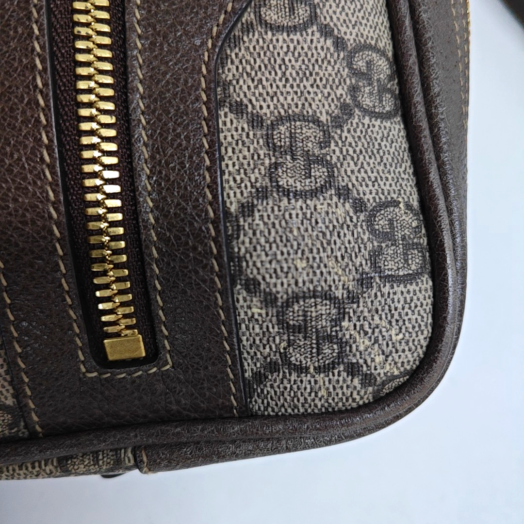 Authenticated pre-owned  Ophidia Small Monogram Coated Canvas Beige - Belt Bag at Looply
