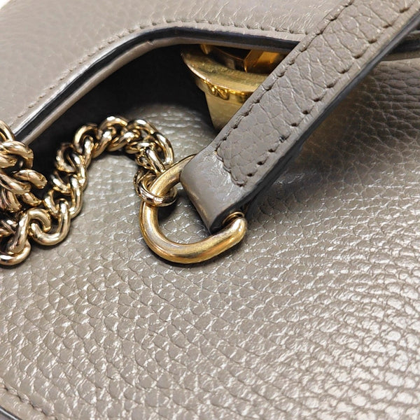 Authenticated pre-owned  Interlocking G Small Calfskin Gray - Shoulder Bag at Looply