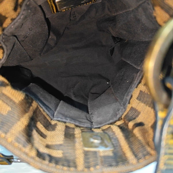 Canvas Top Handle Bag Brown