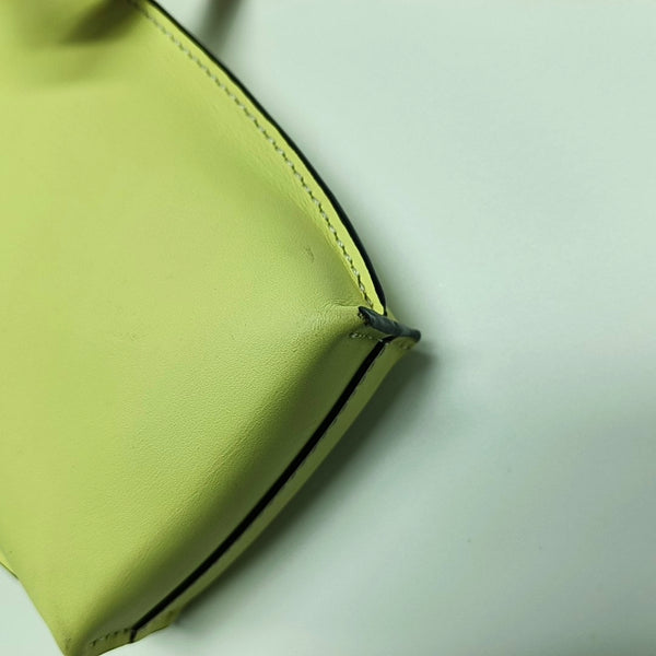 Authenticated pre-owned  Gate Calfskin Yellow - Shoulder Bag at Looply