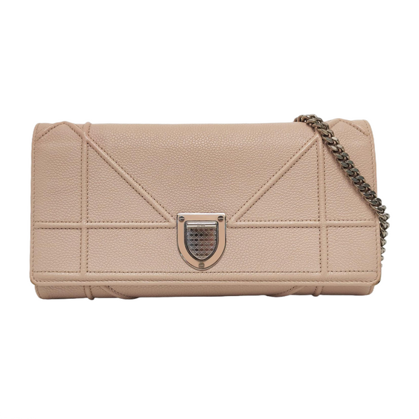 Authenticated pre-owned  Diorama Quilted Damier Calfskin Pink - Handbags at Looply
