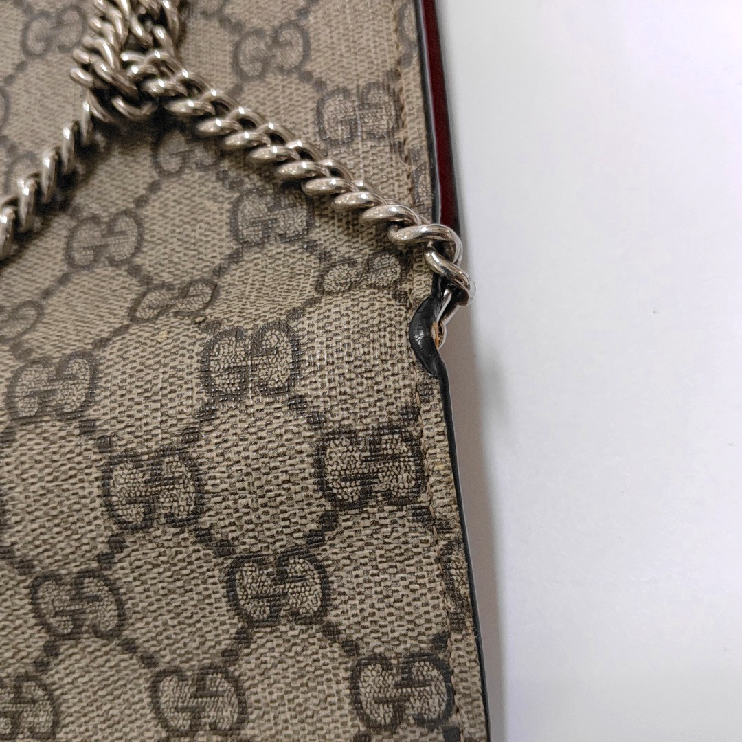 Authenticated pre-owned  Dionysus Monogram Coated Canvas Beige - Shoulder Bag at Looply
