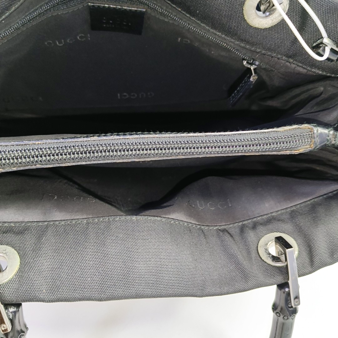 Authenticated pre-owned  Bamboo 1947 Fabric Black - Top Handle Bag at Looply