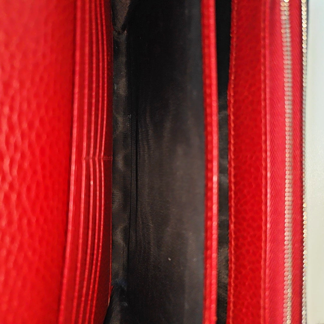 Authenticated pre-owned  Dionysus Super Mini Calfskin Red - Shoulder Bag at Looply
