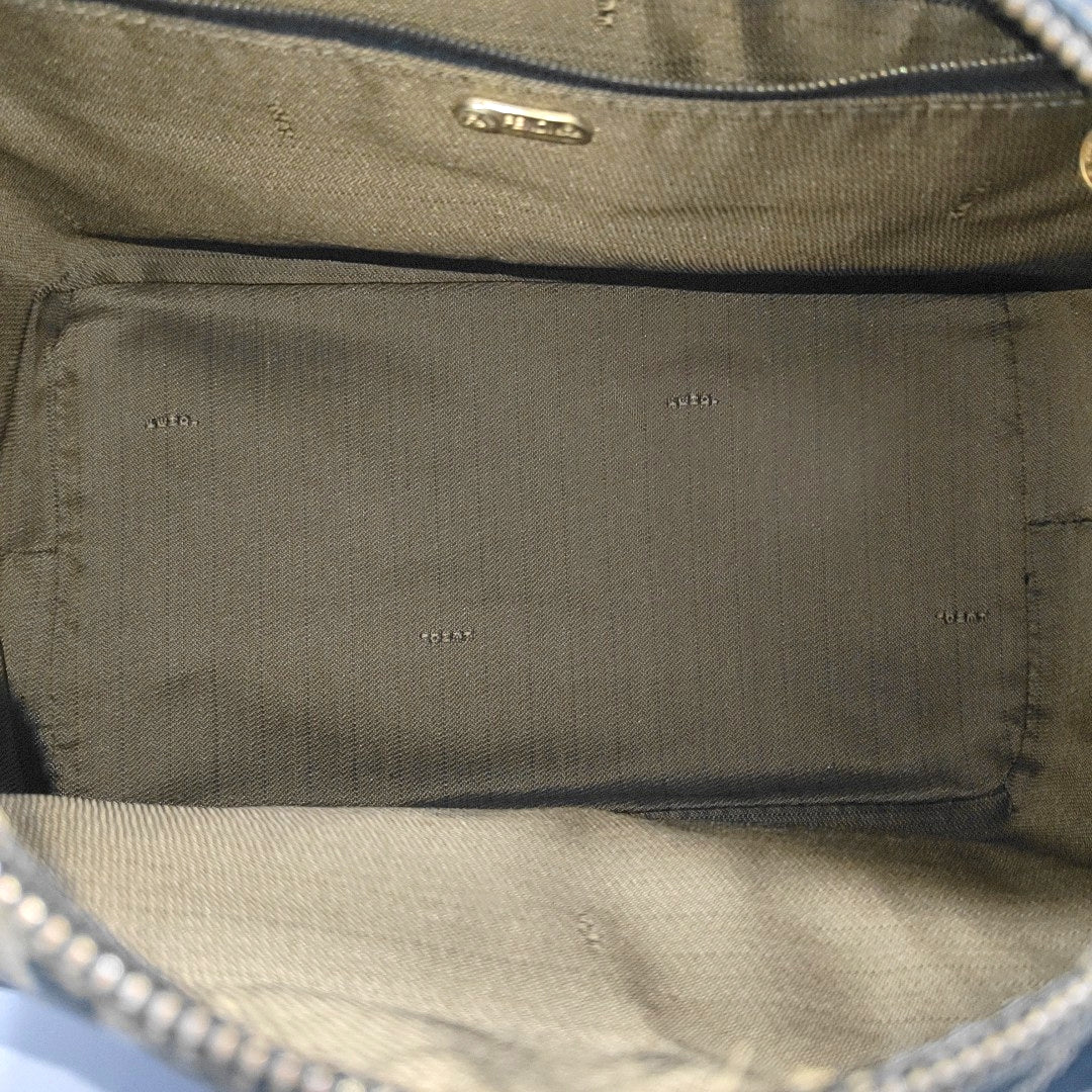 Canvas Top Handle Bag Brown