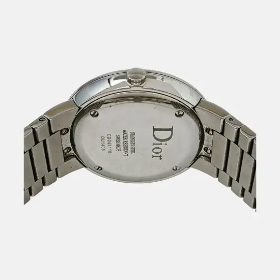 PREMIERE Reloj de cuarzo de acero inoxidable negro de 20 mm