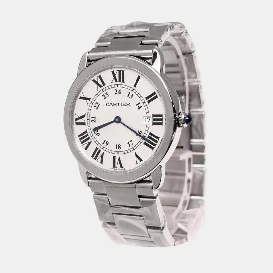 RONDE DE CARTIER 36mm White Quartz Watch
