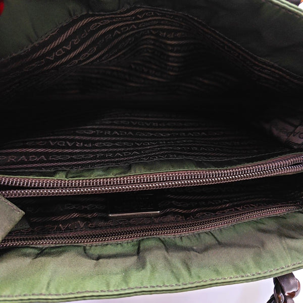 Nylon Tote Bag Green